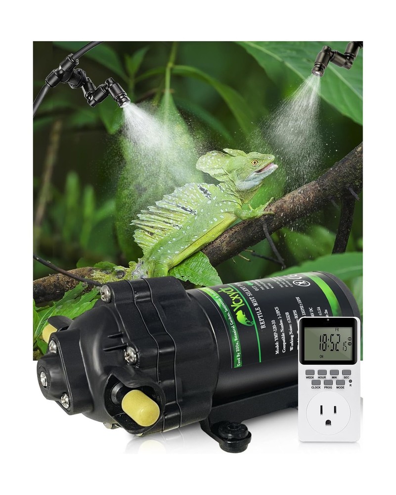 Automatic Reptile Mister System, Misting System with Timer, Reptile Humidifie…