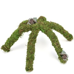 12 Inch Hermit Crab Climbing Toys For Tank Fake Moss Habitat Tank Accessories