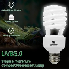 Reptile UVB Light Bulb – E26, 13W for Chameleons, Iguanas & Turtles