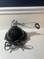 Fluker’s 8.5 in Ceramic Clamp Lamp Reptile Heat Lamp with lightbulb