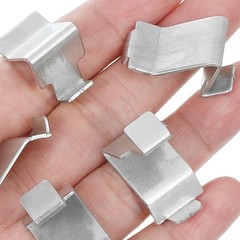 12Pcs Metal Shelf Clip Plated Silver Cabinet Shelf Supports Strong Easy Install
