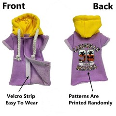 Lizard Clothes Bearded Dragon Hoodie Cotton Reptile Apparel Skin Protection