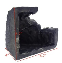 Reptile Hide, Reptile Basking Platform and Aquarium Cave for Lizards, Geckos,…