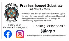 Premium Isopod Substrate – Nutrient-Rich Bioactive Terrarium Mix