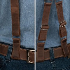 Hide & Groom, X Back Suspender with Belt Loops for Groomsmen, Forma… Fast Ship