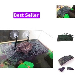 Turtle Platform, Floating Turtle Pier Rectangular Terrapin Dock PU Foam Aquar…