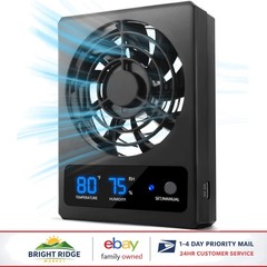 Indoor Reptile Fan with Automatic Operation and High Temperature Alert System