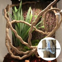 Terrarium Reptile Flexible Jungle Vines Flexible Bendable Decoration Accessories