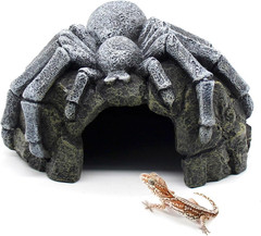 Reptile Rock Cave Hideouts Terrarium Habitat Decor Gecko Tank Accessories for Fi