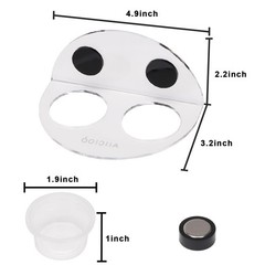 AIICIOO Crested Gecko Food Dish – Strong Magnetic White, White