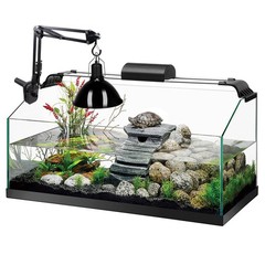 Reptile Heat Lamp Stand Clip-Type, Black Metal Multi-Position Adjustable Ligh…