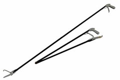 72″ Collapsible Snake Tong Grabber Feeding Ball Python Retic Venomous Handling