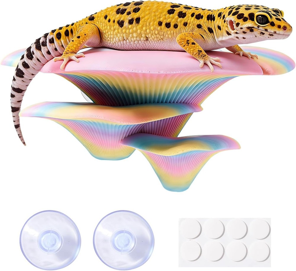 Mushroom Reptile Tank Decor Mushroom Climbing & Resting Platform Habitat Tree