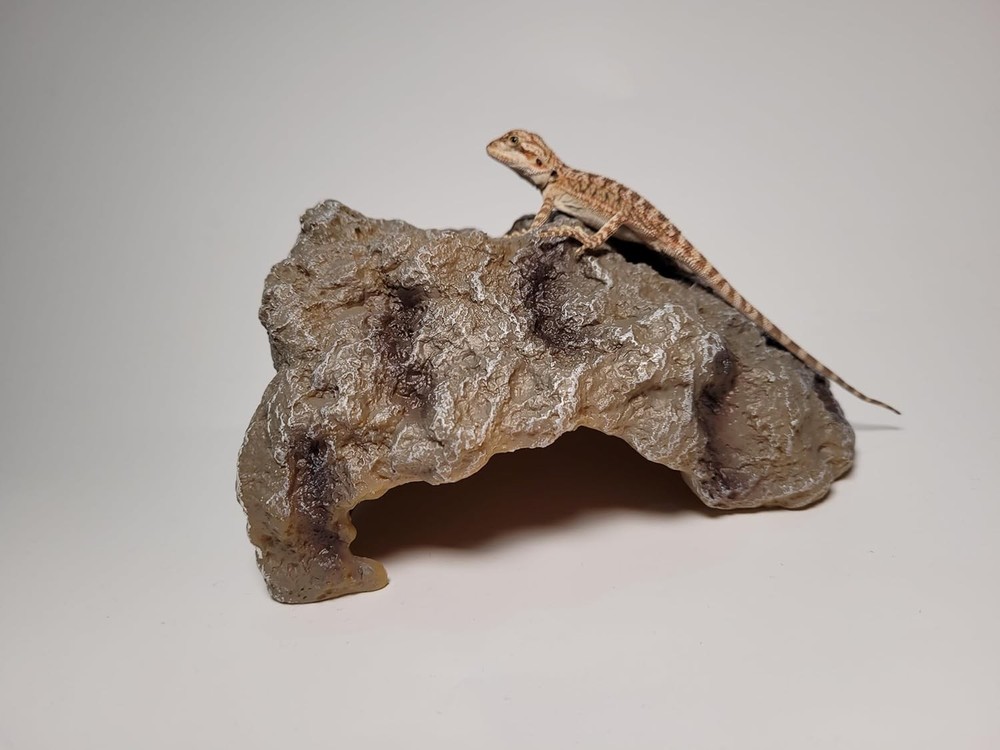 Reptile Hideout Cave Resin Simulation Rock Decor Turtles Lizards Bearded Dragons