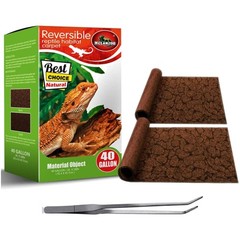 Reptile Carpet 2 Pack for Bearded Dragon Tank (36x18in)