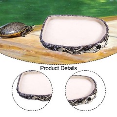 Reptile Food Dish Bowl Amphibian Feeding Bowl Pet Aquarium Ornament Terrarium