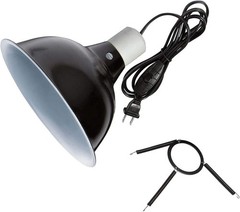 Zilla 8.5 Inch Reptile Heat Lamp Reflector Dome – 150W Ceramic Socket