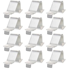 12pcs File Cabinet Shelf Clips Supports Metal Clips for Kitchen Cabinet Bookcase