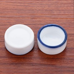 36 Pcs Spider Micro Water Bowl Mini Ceramic Dish for Tarantula White