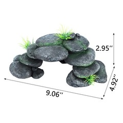 Resin Reptile Hides Pebble Shrimp Hides for Aquarium Tank Terrarium Reptile R…