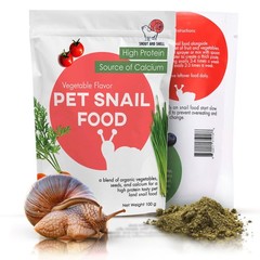 Snout & Shell Vegetable Flavored Pet Land Snail Food HighProtein Calcium