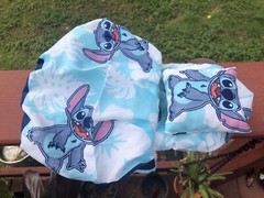 LILO & STITCH PRINTS DESIGN LRG ATTACHABLE RESTING BED COVER 4 BEARDED DRAGONS
