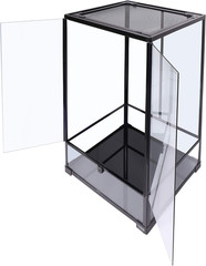 , 24Lx18Wx36H Tall Medium Terrarium; Easy Assembly