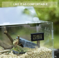 Reptile Terrarium Aquarium Breeding Tank Acrylic Reptile Feeding Box