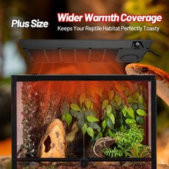 REPTI ZOO Reptile Heat Panel Adjustable Temperature Heating Plate