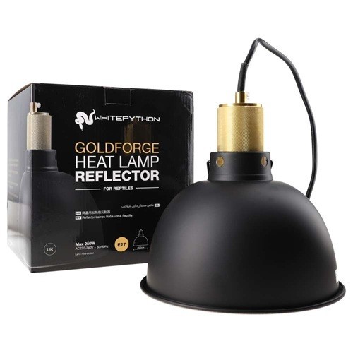 WHITE PYTHON GOLD FORGE HEAT LAMP REFLECTOR (250w) – REPTILES/VIVARIUM