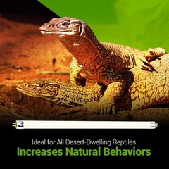 2 Pack 24W-Watt T5 HO Reptile Light Desert UVA UVB 10.0 Fluorescent… Fast Ship