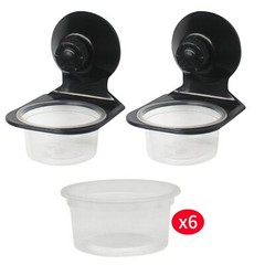 2 Pack Reptile Feeder Gecko Lizard Feeding Cup with Suction Cup Reptile Food …