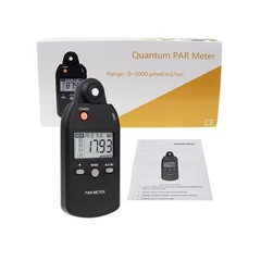 Quantum PAR Meter Full-Spectrum High Precision PPFD Tester for Photosynthetic…