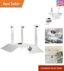 Hanging Turtle Basking Platform Multifunctional Acrylic Ramp Terrace Fence Ty…