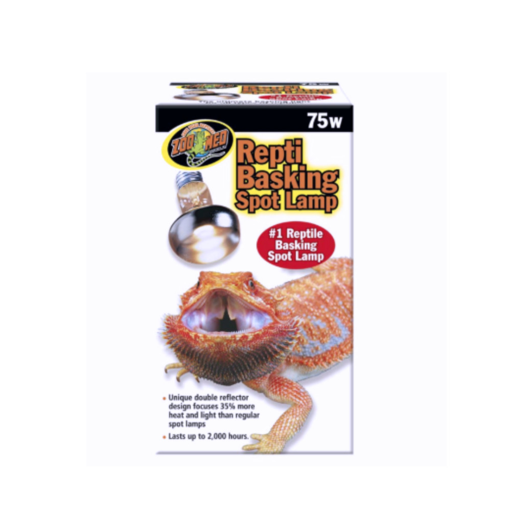 Zoo Med Repti Basking Spot Reptile Lamp Heat 75W (1 Bulb)