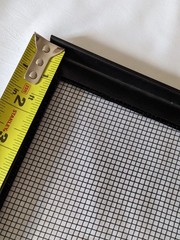 Black metal mesh 10×20″ terrarium lid