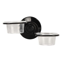 (Double Bowl)Reptile Food Water Feeding Bowl Multipurpose Dual Fixed Reptile