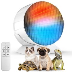 200W Reptile Heat Mats Space Heater, Adjustable Temperature Reptile Heating H…