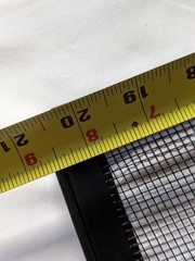 Black metal mesh 10×20″ terrarium lid