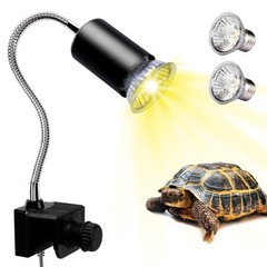 PewinGo Reptile Heat Lamp, UVA UVB Light for Aquarium Turtle Tank, with 2 * 5…