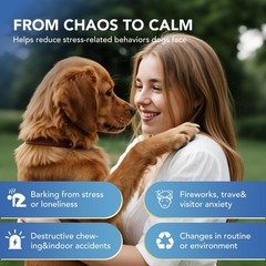 120Day Adanced Dog Calming Diffuser, Calming Pheromones Diffuser Kit Appeasin…