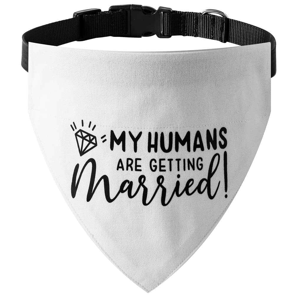 My Humans are Getting Married Dog Bandana Engagement Dog Bandana Pet Scarf En…
