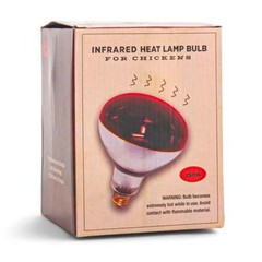 Infrared Heat Lamp Glass Bulb 250 Watt