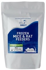 50 Frozen Feeder Mice Large Pinkies -FREE S&H -MiceDirect Rodent Reptiles Pinkys