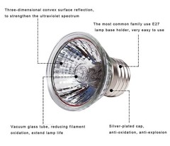 6-Packs 25W Bulbs Reptile Heat Lamp Heater Light Halogen Basking Bulbs Full S…