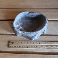 2PC Repti-Bowl Set Med & Lg Food/Water/Soak Lizard Turtle Frog Snake Enclosure