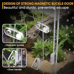 Jumping Spider Enclosure, Insect Terrarium, Bug Cage, Acrylic Terrarium for T…