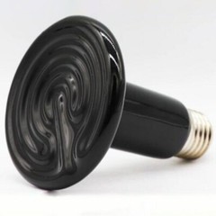 Pet Heating Lamp Black Infrared Ceramic Reptile Heat Emitter Turtle Warm Bulbs