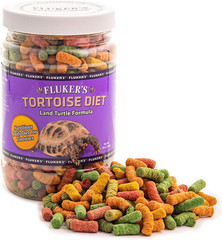 Tortoise Diet, Large Pellet Food – Land Turtle Formula, 10Oz