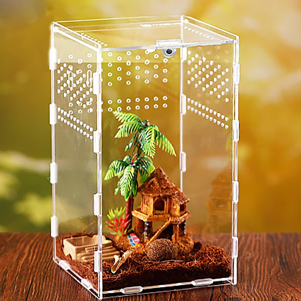 Reptile Terrariums Tank, Reptile Tank, Tarantula Enclosure, Chameleon cage, Amph